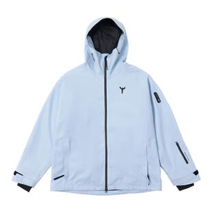 WinterTicket双单板自由式OVERSIZE宽大嘻哈Recco滑雪3L夹克雪服