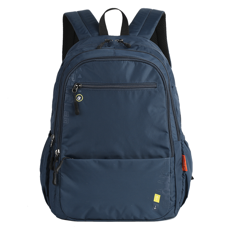 轻便薄款休闲双肩包多口袋超轻尼龙书包时尚男女郊游旅行小背包