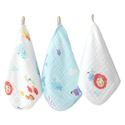 全棉时代口水巾新生婴儿纱布手帕