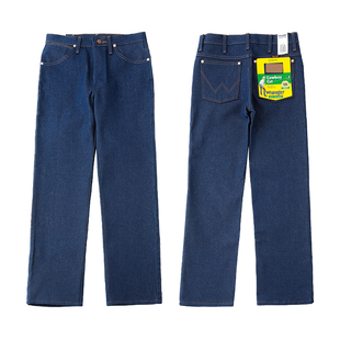 【自营】Wrangler/威格936黄石风格养牛裤重磅未脱浆修身牛仔裤男