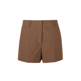 IIIVIVINIKO春夏新品绵羊毛简约小A型休闲短裤子女M310808160B