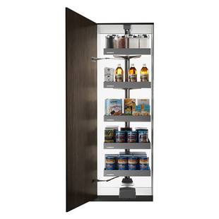 悍高大怪物拉篮零食高柜多层高深厨房橱柜内置极窄酒置物架调味篮