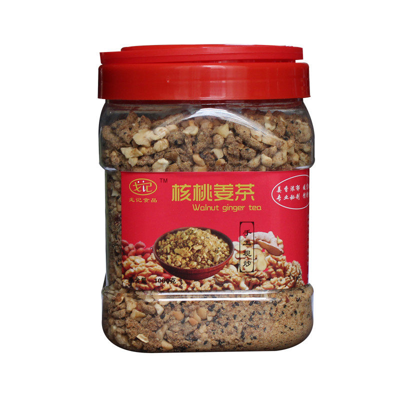 戈记姜茶批零直销核桃1000克姜汁