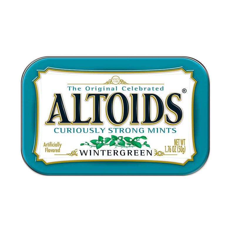 Altoids-英国百年品牌肉桂留兰香口气清新强劲清凉薄荷糖 75粒