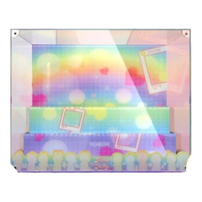 KGBOXPOPMART泡泡玛特molly今天心情怎么样盲盒亚克力收纳展示盒