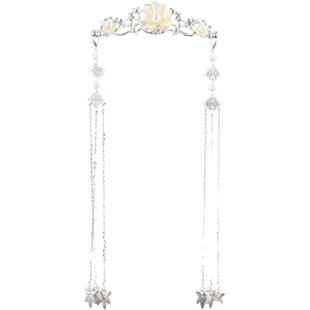 汉服头饰发簪配饰流苏发冠全套超仙古风少女步摇簪子发饰古装对簪