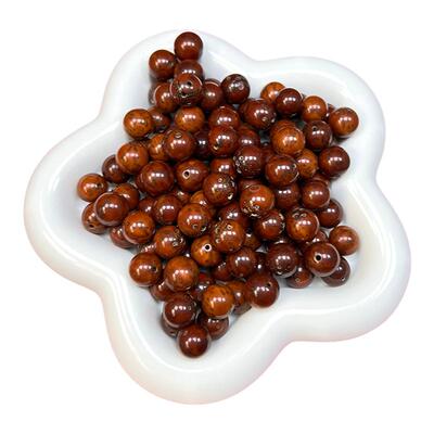 天然紫金鼠圆珠菩提子