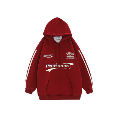 INSstudios复古赛车LOGO卫衣