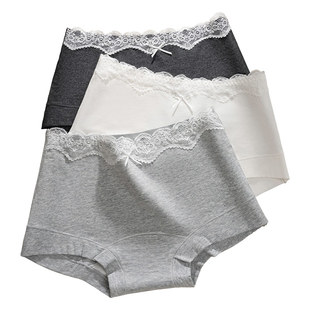 A类纯棉平角内裤女士2026新款10a抗菌全棉裆包臀女生大码四角短裤