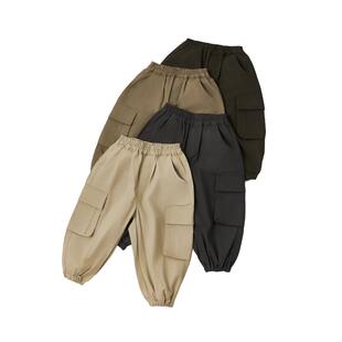 尼多熊春夏季新款儿童裤子男童女童春装宝宝宽松工装裤运动裤