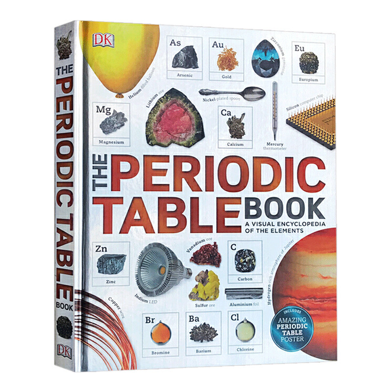 DK元素周期表图解百科 The Periodic Table Book 化学元素视觉百科 英文原版进口儿童英语工具书 英文版原版书籍
