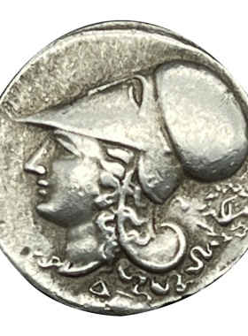 雅典娜飞马银币古币吊坠硬币项链