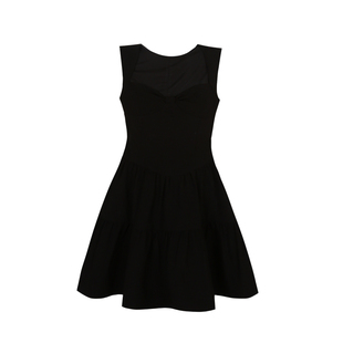 清仓Even一雯【天鹅之舞】韩系高智感赫本小礼裙优雅高级小黑裙