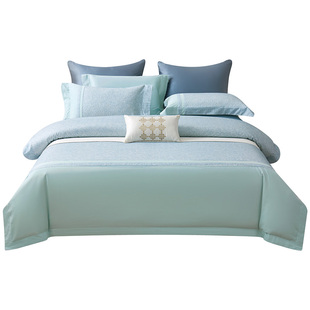 富丽真金家纺纯棉双面磨毛四件套全棉冬季保暖床单被套床品锦兮