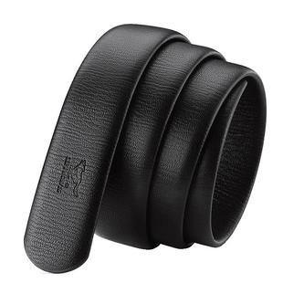 七匹狼无扣头皮带男士真皮不带头腰带自动扣头层牛皮带身无头裤带