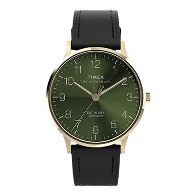 TIMEX天美时Waterbury系列经典商务石英月相手表男款TW2W75900
