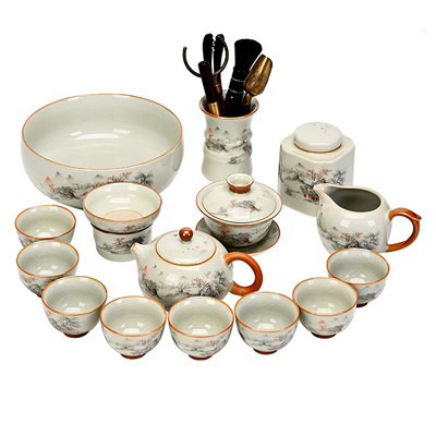 汝窑功夫茶具套装新款