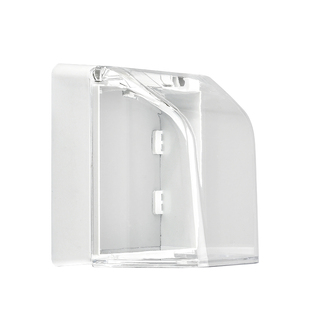 86型明装插座防水浴室超高盒防溅盒卫生间自粘贴开关插座罩保护盖