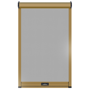 定制可拆卸隐形纱窗网自装卷筒式上下推拉伸缩出餐口防蚊回卷纱窗