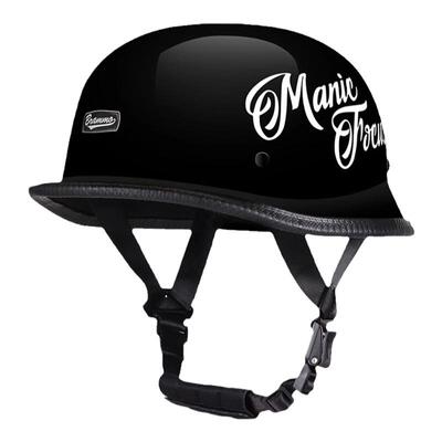 3C德式夏巡航摩托大兵半盔小壳体