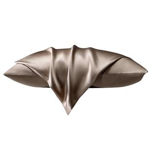 水星家纺真丝枕套单件桑蚕丝枕面单人枕头套轻奢枕芯套高端床品