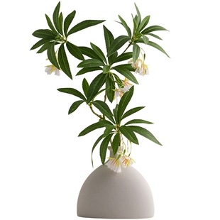 高档绿植水石榕仿真花假花摆设仿生假植物花瓶室内客厅装饰花摆件