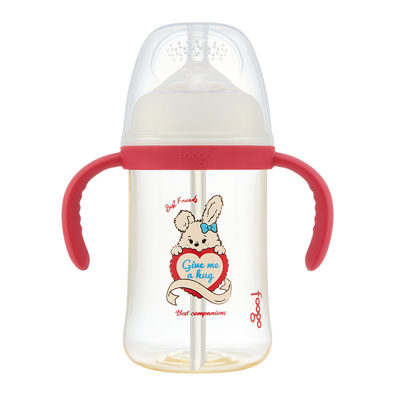 foogo宽口径PPSU瓶身330ML奶瓶