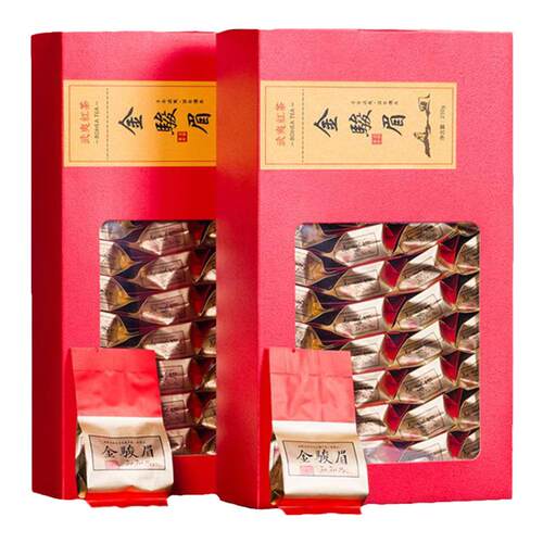 正宗武夷山头春全芽金骏眉红茶特级金俊眉散装茶叶礼盒装袋装500g