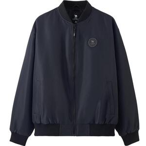 骆驼男装潮流时尚感休闲棒球领棉服秋季新款青年纯色日常通勤外套