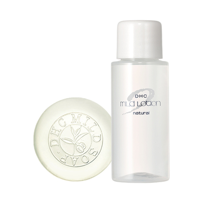 【U先小美盒专享】DHC橄榄蜂蜜滋养皂10g 植物滋养化妆水32ml