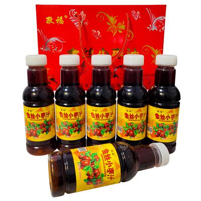 乐陵金丝小枣汁6瓶420ml果汁饮料