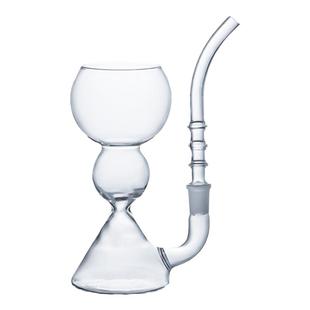 Inmeet饮迷酒吧调酒苦艾酒杯子鸡尾酒异型玻璃杯牛奶吸管杯水烟壶