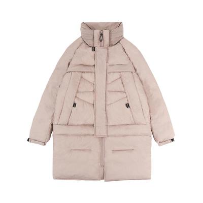 UPPERVOID可拆卸长款加厚棉衣