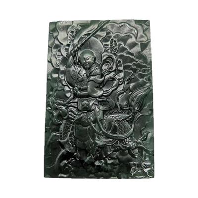 雷祖男女泰山玉神像挂件