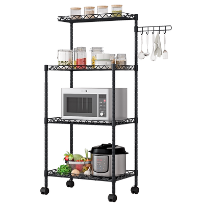 蜗家简约铁艺落地多功能置物架