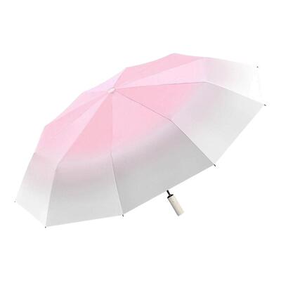 渐变色40骨雨伞女晴雨两用全自动