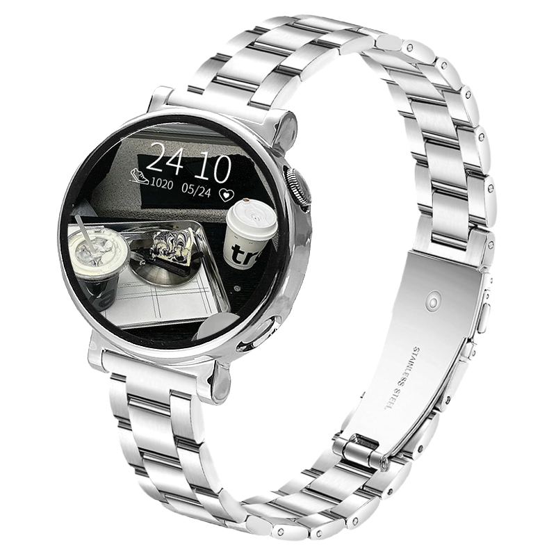 适用华为watchgt4表带gt5新款金属watch3pro手表带gt4gt3女生荣耀智能运动magicwatch2腕带高级感gs3i男女款