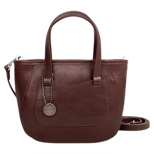 哈弘头层牛皮半圆包手拎包女款小包休闲斜挎包真皮菜篮子包简约款