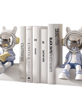 创意宇航员太空人书挡桌面摆件