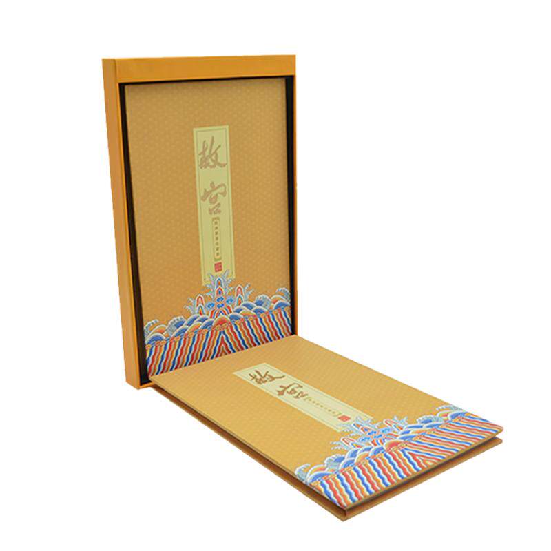 北京纪念品真丝丝绸画册故宫全景图中国特色送老外事商务会议礼品