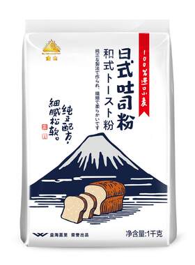 金山日式吐司粉粉质细腻香甜松软