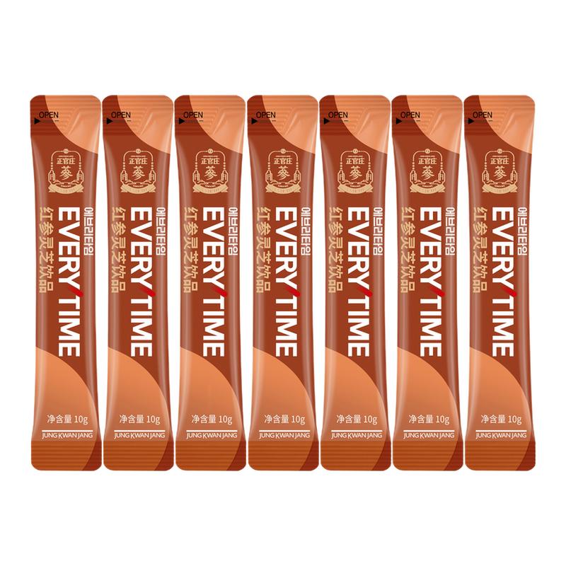 【聚划算】正官庄Everytime红参浆灵芝红参浓缩液10g*7条
