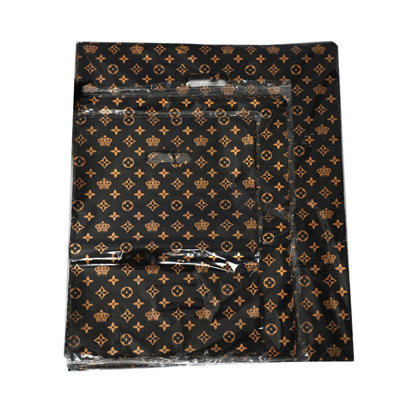 时尚加厚男装女装服装店礼品包装塑料袋化妆品鞋盒胶袋手提购物袋