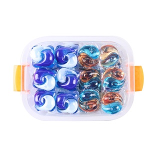 洗衣凝珠50颗持久留香机洗洁净护衣护色花香家庭装浓缩球正品3合1