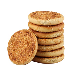 麻饼重庆特产老式芝麻饼传统糕点独立小包装散装黑芝麻馅饼冰糖味