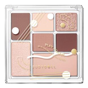 juduo橘朵眼影盘七巧盘大地色腮红高光修容七色多功能盘26原木盘