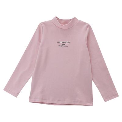 儿童纯棉半高领打底衫保暖秋冬T