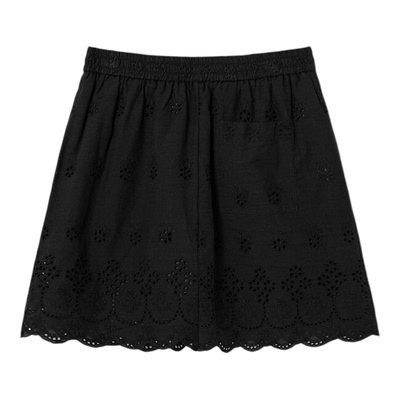 韩国代购直邮8SECONDS8秒正品2025秋新款舒适百搭镂空短裙半身裙