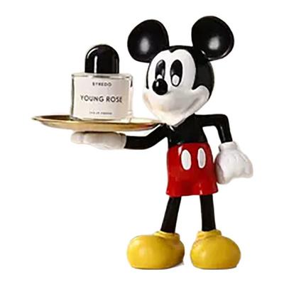 米奇摆件家居客厅电视柜桌面装饰品玄关鞋柜托盘钥匙收纳置物架