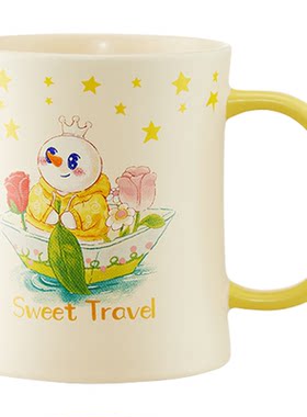 蜜雪冰城雪王水杯可爱女生生日礼物马克玻璃吸管保温保冷杯子送礼